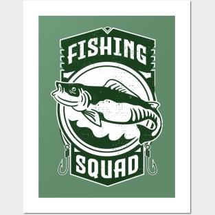 fishing squad Posters and Art